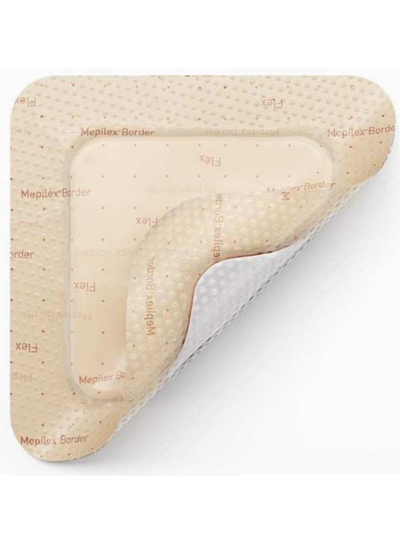 Molnlycke Mybelex adhesive, size 7.50 cm*7.50 cm, for difficult wounds and bed sores (box: five pieces) - Image 2